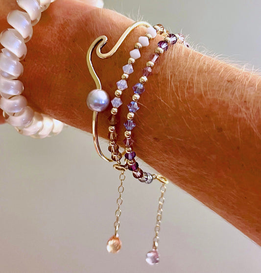 Shimmer Stack Bracelets