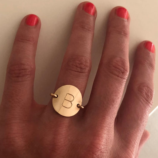 Personalized Coin Ring