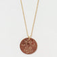 Personalized Large Coin Necklace