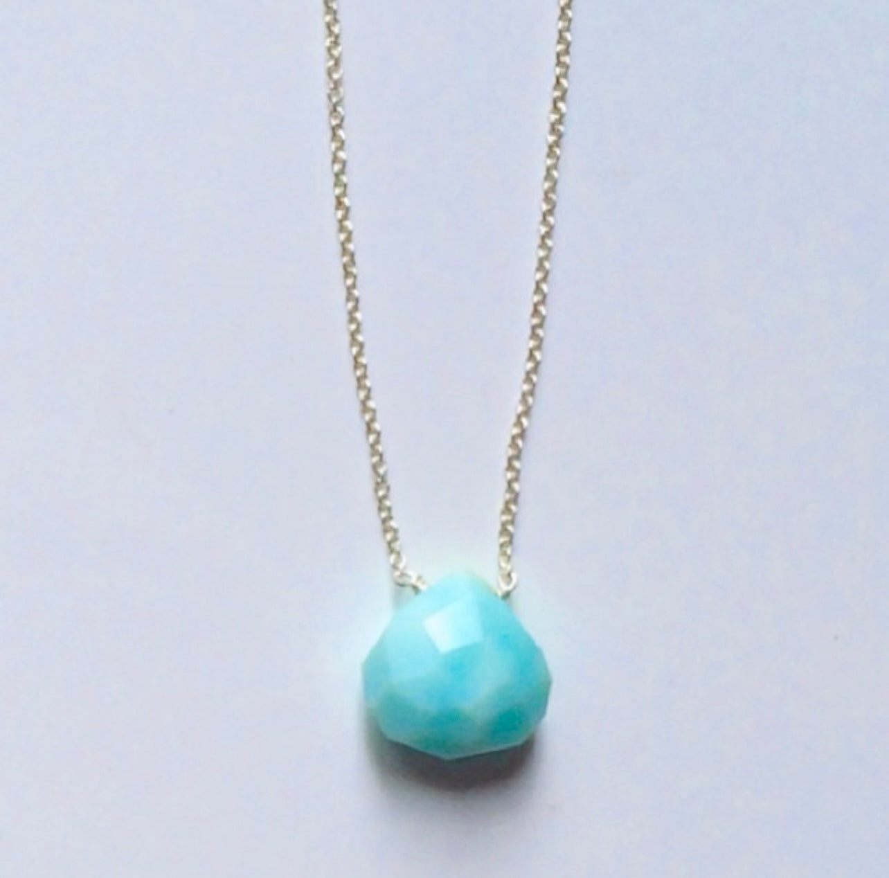 Sky Blue Opal Necklace