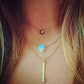 Opal Hamsa Necklace