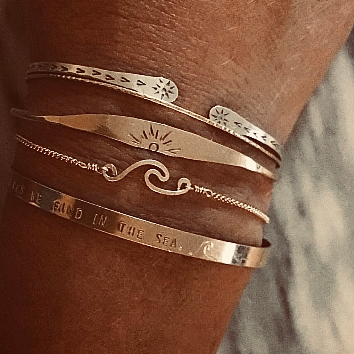 Personalized Dainty Bangle