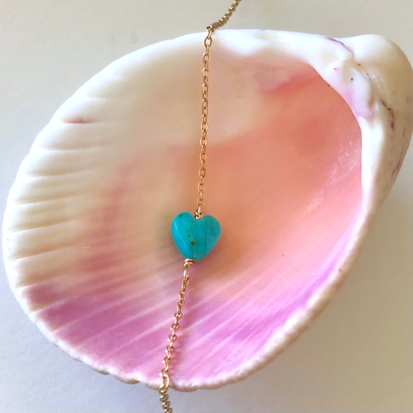 Turquoise Heart Bracelet