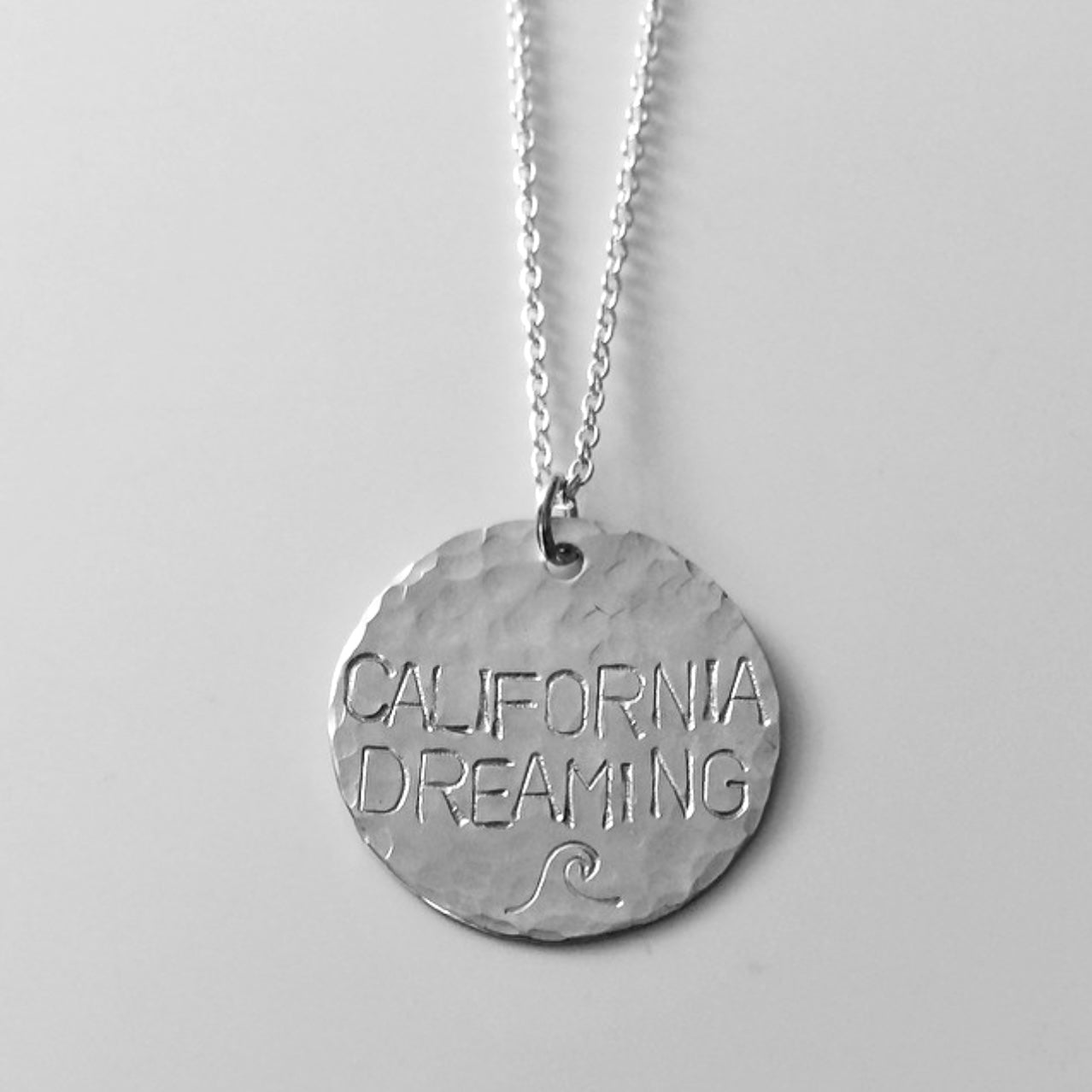 Personalized Large Coin Necklace