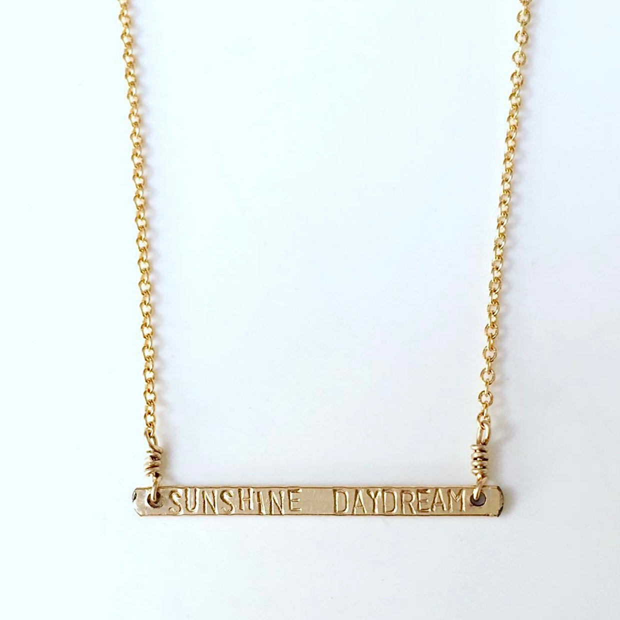 Personalized Thin Bar Necklace