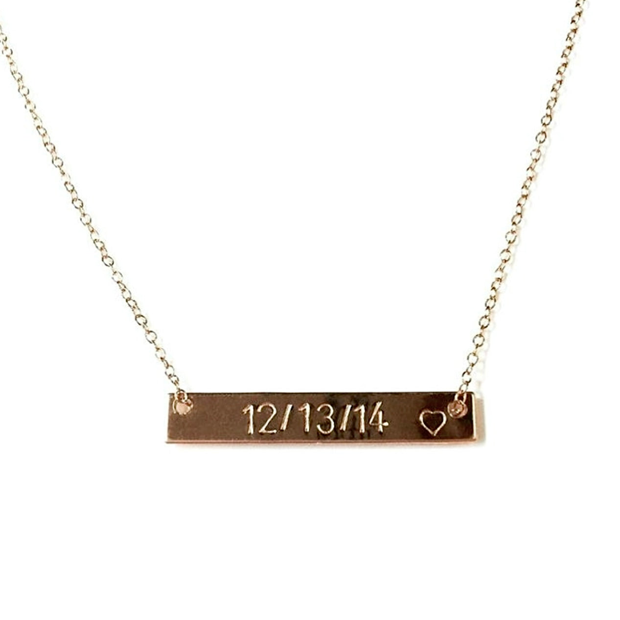 Personalized Bar Necklace