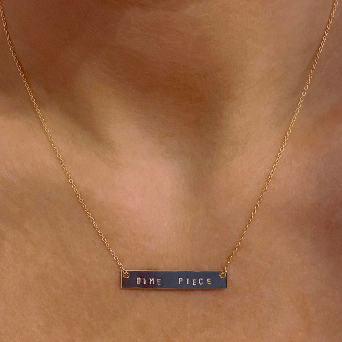 Personalized Bar Necklace