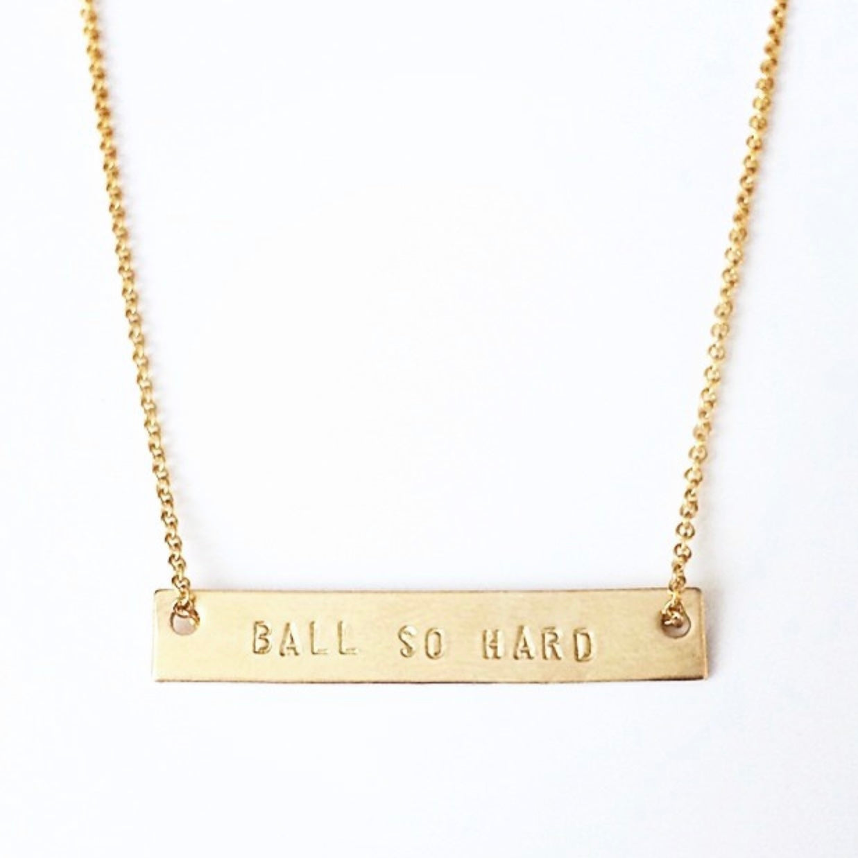 Personalized Bar Necklace