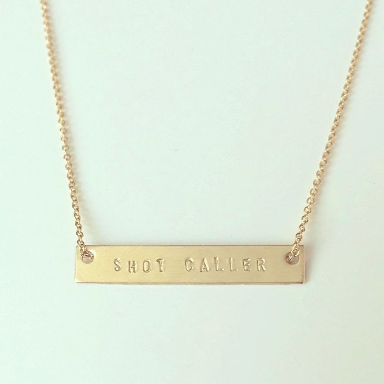 Personalized Bar Necklace