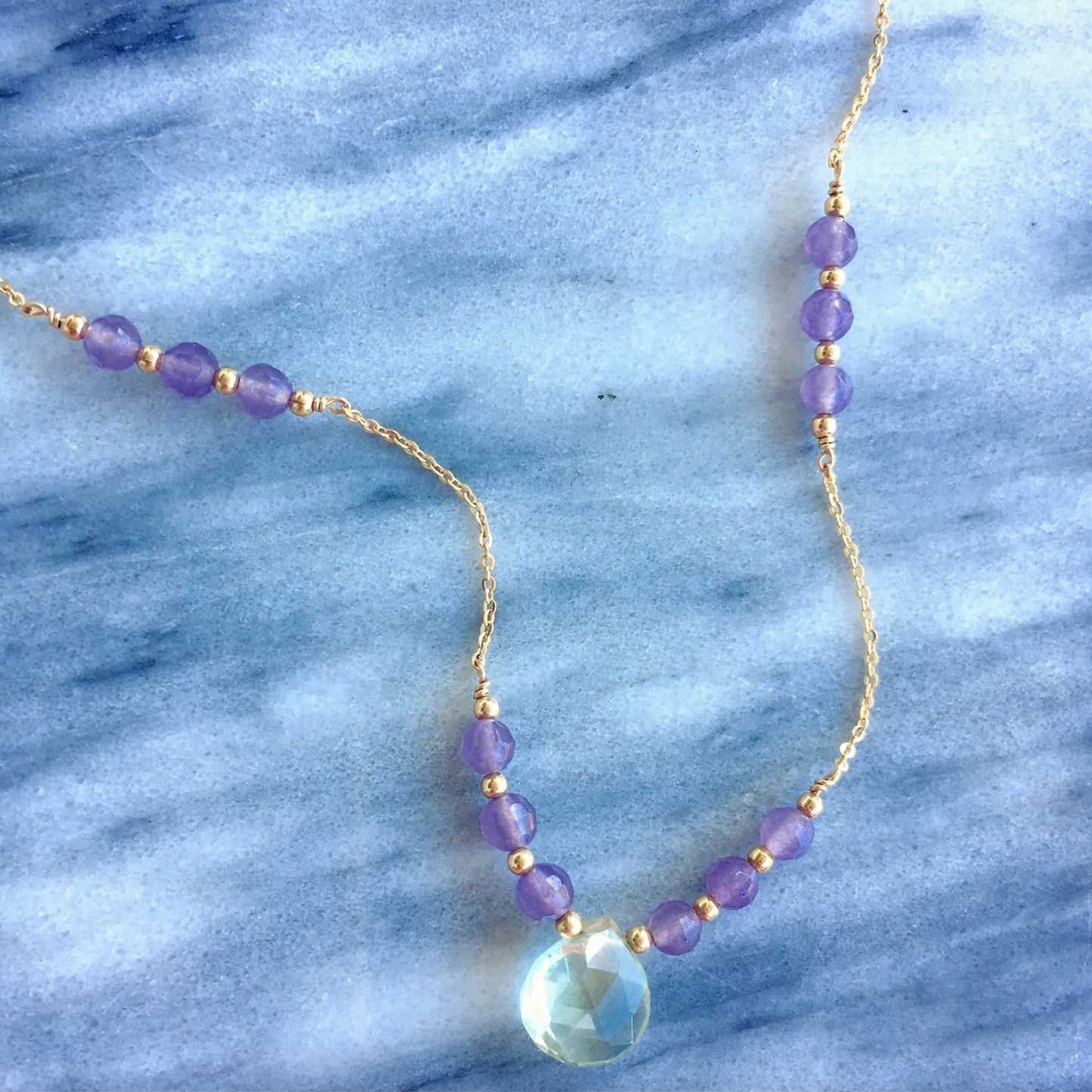 Amethyst Crown Chakra Necklace