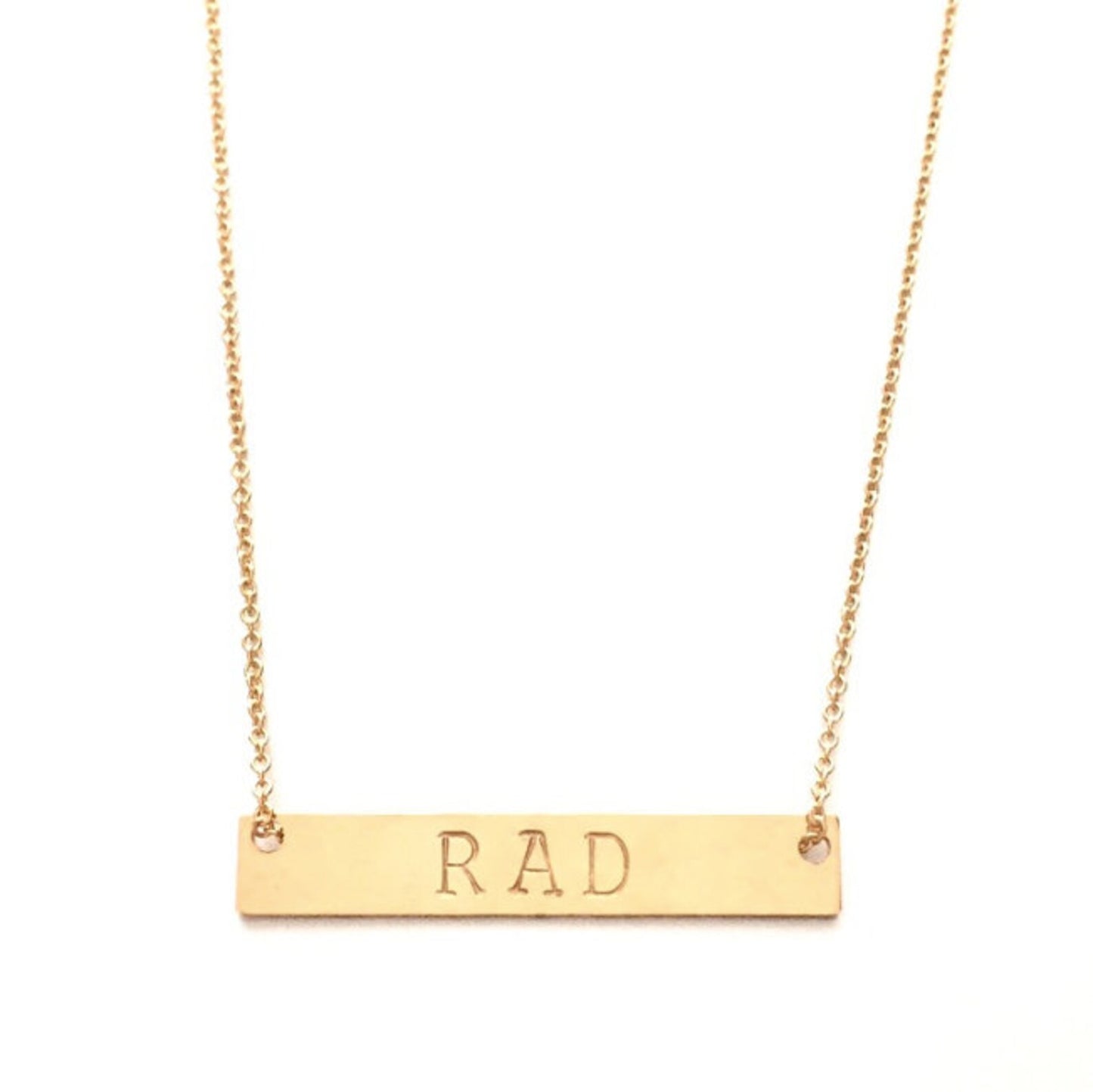 Personalized Bar Necklace